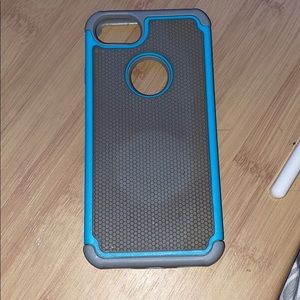 silicone and hard plastic protective case.